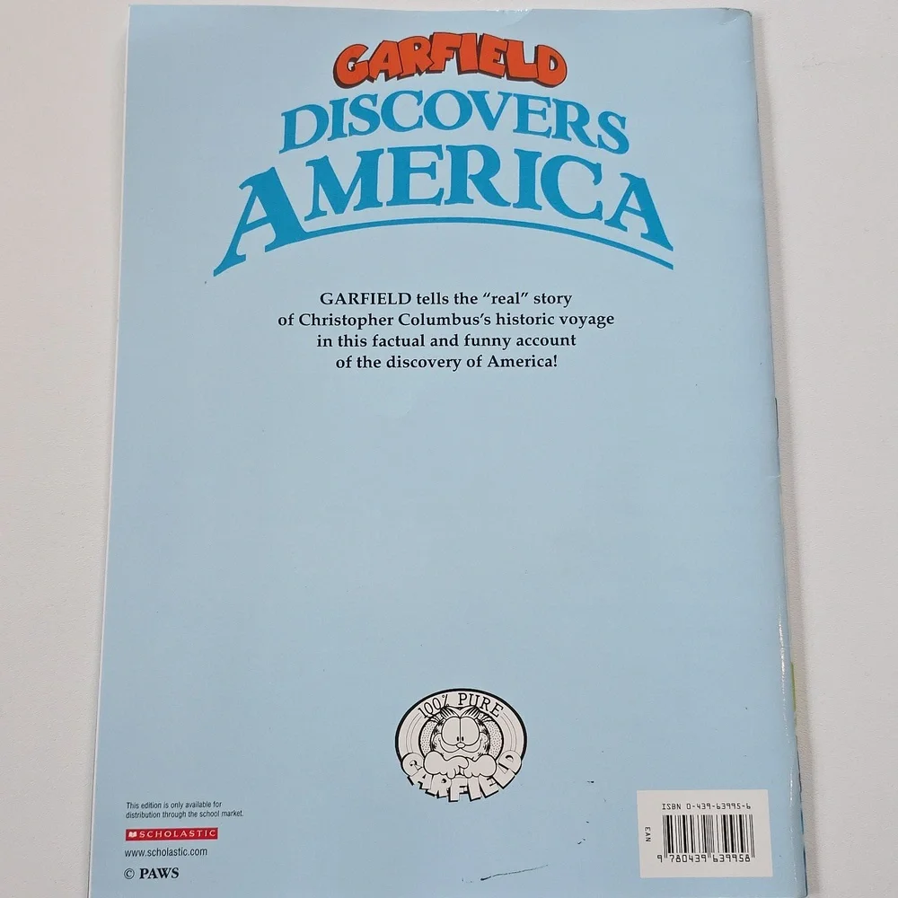 Garfield Book Set - Comic Book, Discovers America And Obedience School